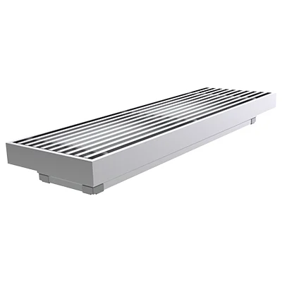 Rahmenloses Aluminium-Fußbodengitter Typ AG300