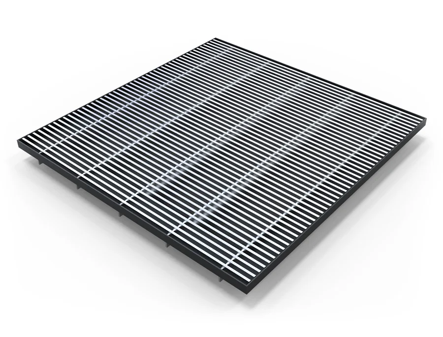 Aluminium-Bodengitter Typ AV500 für modulare Doppelböden in Serverräumen