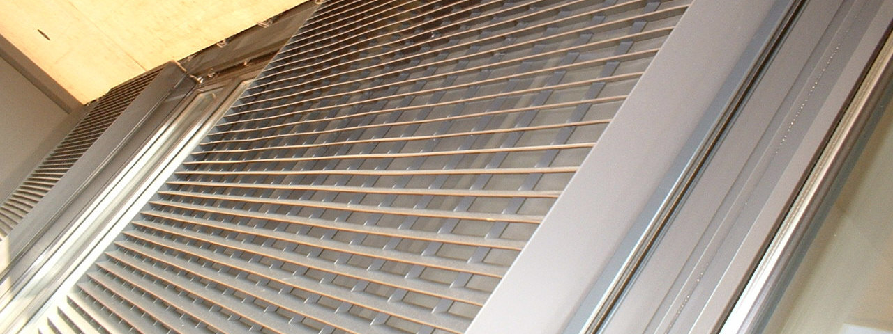 Jalousierost Typ 2 als Fassadenverkleidung